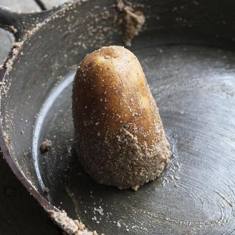 kuidas vabaneda rooste: soola ja kartulid