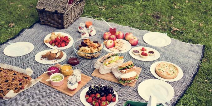 Mida toob piknikule: toidu