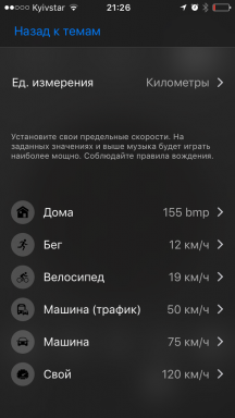 Staywalk iOS - filmimuusikat töötab ja mitte ainult kohaneda kiirus