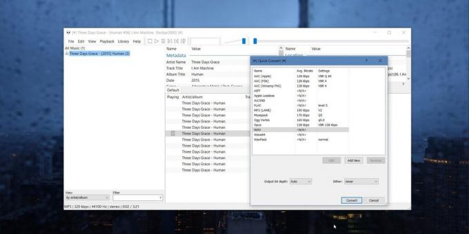 Audio Converter for Windows, MacOS ja Linux: Foobar2000
