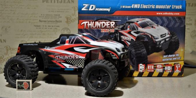 ZD Racing Thunder. Machine ja pakendi