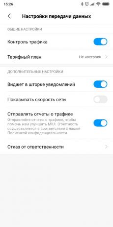 Määra oma telefoni Android OS: Määra mobiilse andmeside kokkuhoid