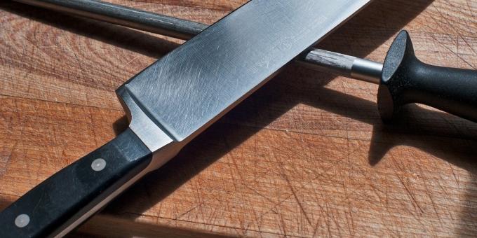 kuidas valida köök nuga: tera