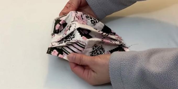 Kuidas õmmelda meditsiinilist maski oma kätega: õmble detaili servad
