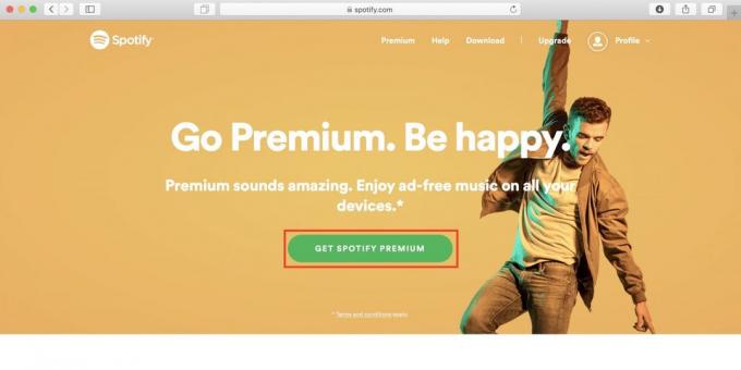 Kuidas kasutada Spotify Venemaa klõpsake siia Spotify Premium