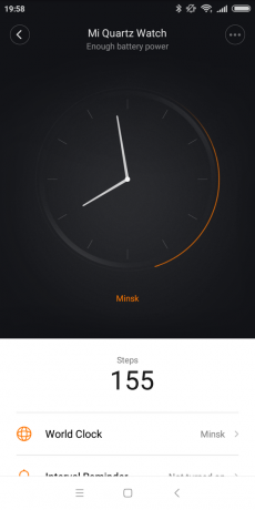 Xiaomi Mijia Smartwatch: liide