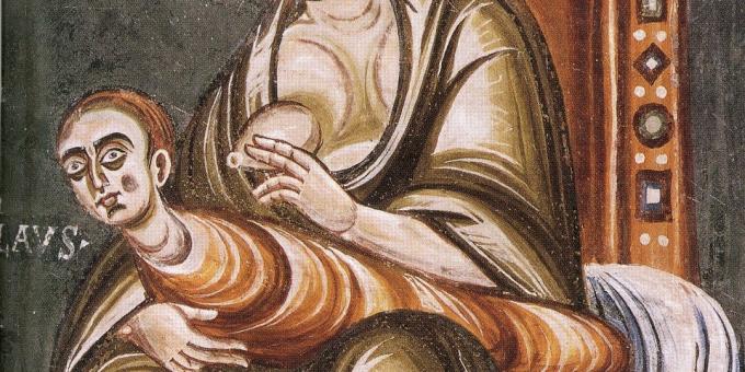 Keskaja lapsed: Püha Nikolause võõrutamist kujutav fresko