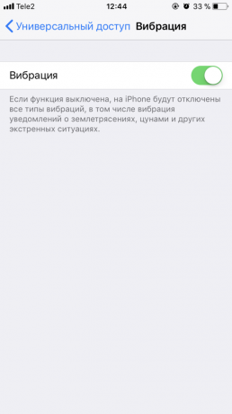 Kuidas laiendada oma iPhone töötab: vibratsiooni välja