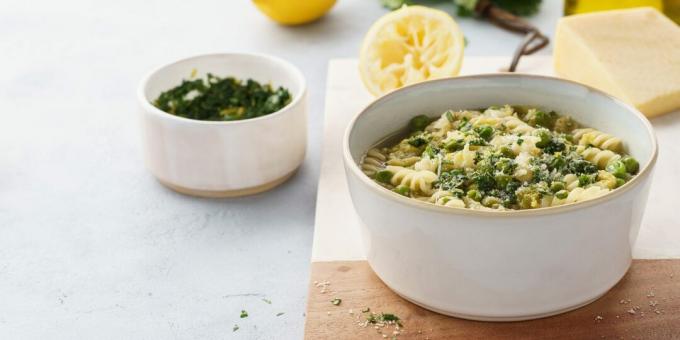 Minestrone pesto ja spinatiga