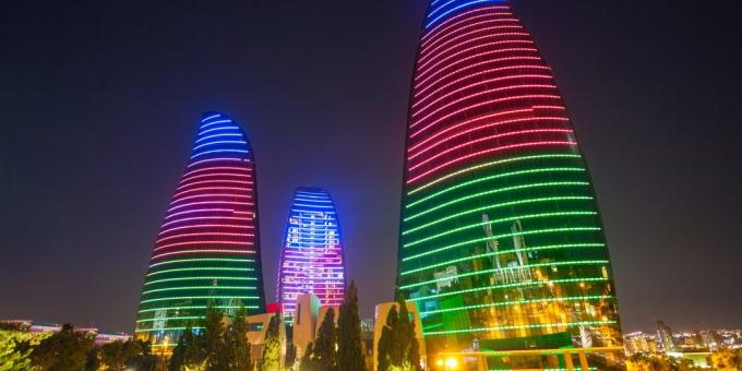 "Flame Towers" Aserbaidžaanis