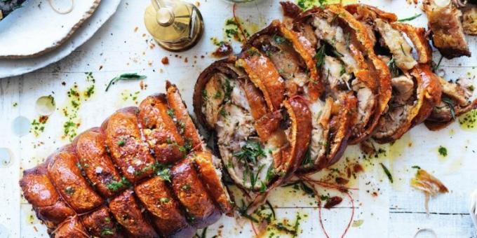 Sealiha ahjus: Itaalia porchetta Jamie Oliver