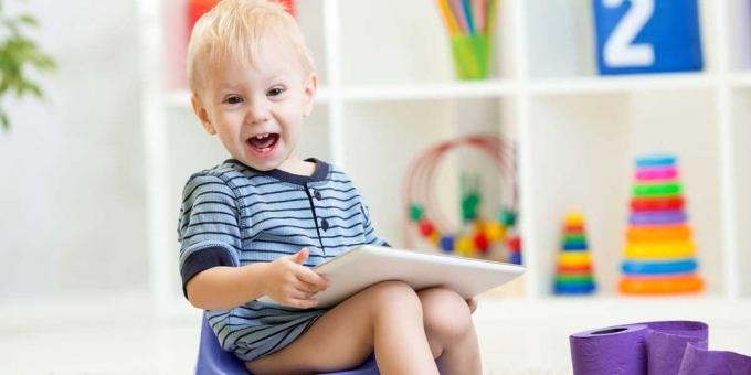 Kuidas õpetada lapsele potti: Head WC mänguasi või raamat