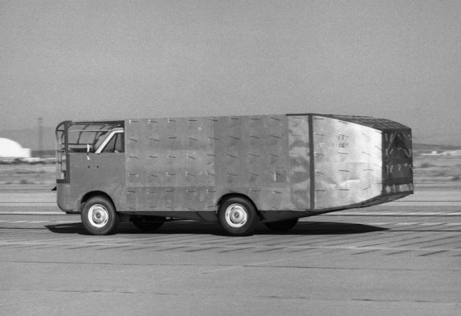 Cool autod NASA: aerodünaamilise veoauto