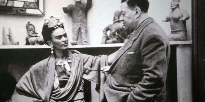 Frida Kahlo ja tema abikaasa Diego Rivera