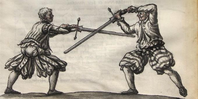 Müüdid keskaja lahingutest: kahevõitlus kahe käega mõõkadega