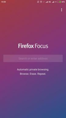Firefox Focus - mobiilibrauserile paranoiline ja ökonoomne
