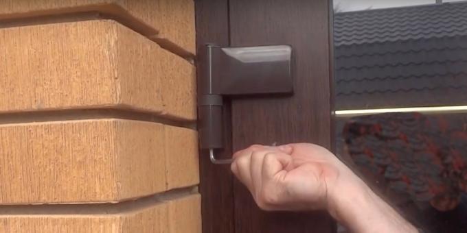 Kuidas kohandada plastist ukse: mark kolmveerand pööret või täispöörde