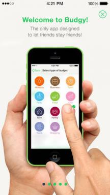Budgy iPhone võimaldab teil rühma ettevõtte eelarve reisida või kui jagamise majutus