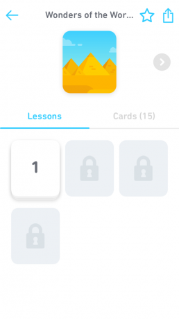 Tinycards: õppeprotsess