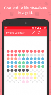 Elu Kalender - visuaalne elu tracker Androidile ja iOS