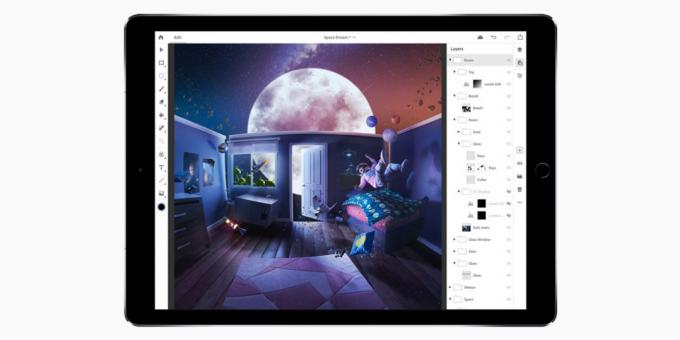 Adobe on välja täieõiguslik Photoshop iPad. On line Illustrator