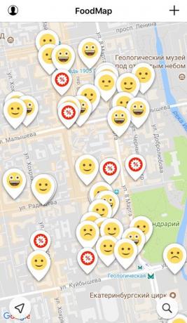 FoodMap: otsi võimalusi kaardil