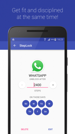 StepLock: norm samme, et avada WatsApp