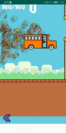 Bussiga Fortnite lahingus kuningliku jaoks Flappy Bird