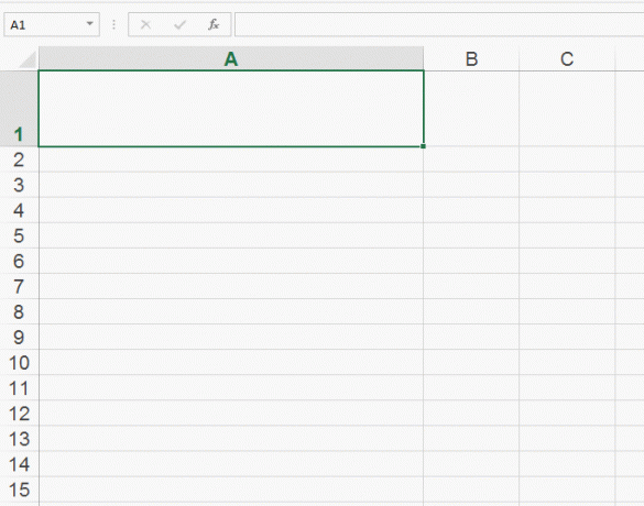 Sunnitud üleandmise teksti lahtri Excel
