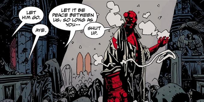 Hellboy: Hellboy Mida saab ja mida ta on oma käega