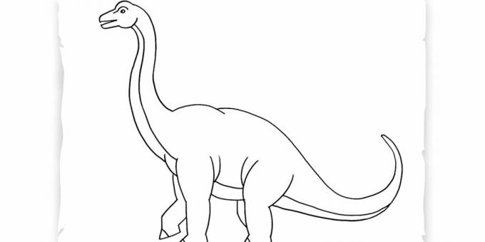 Kuidas joonistada brachiosaurus