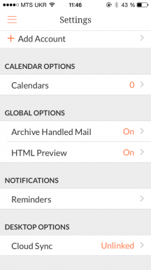 Käsitleda iOS - mail, meeldetuletused ja kalendri üks taotlus