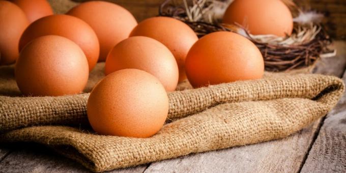 Kuidas vähendada stressi toitumisega: munad
