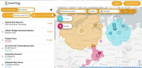 TravelTime Maps teenus aitab teil leida lähedal huvipakkuvate