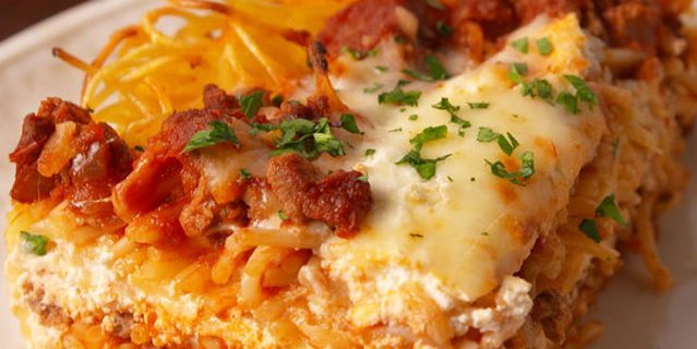 Parim veiseliha toite: lasanje spagetid veiseliha