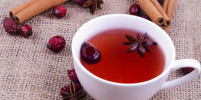 Tea metsik roos, mandariin, sidrun, kaneel ja Dittany
