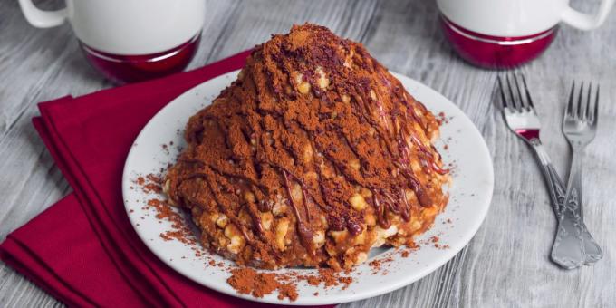 Retsept: Cake "Sipelgapesa" pähklitega karamell
