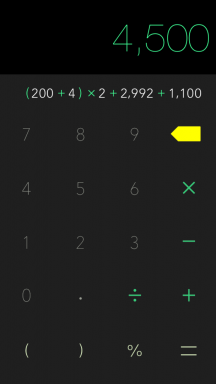 Calzy - tark ja mugav kalkulaator iOS