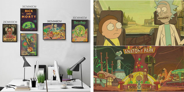 Poster "Rick ja Morty"