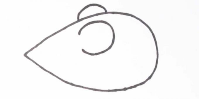 Kuidas hiirt joonistada: joonista kõrvad