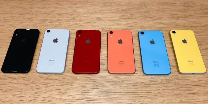 Ülevaade iPhone XR: värvi muutmine