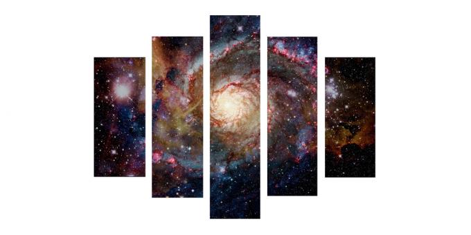 Modulaarne pilt "Galaktikate sära"