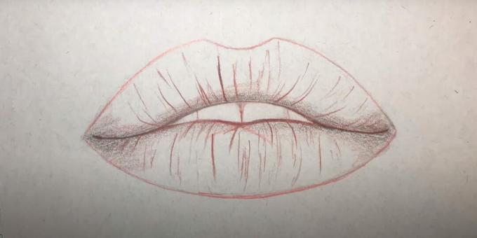 Kuidas huuli värvida: visandage pilt ja näidake tekstuuri