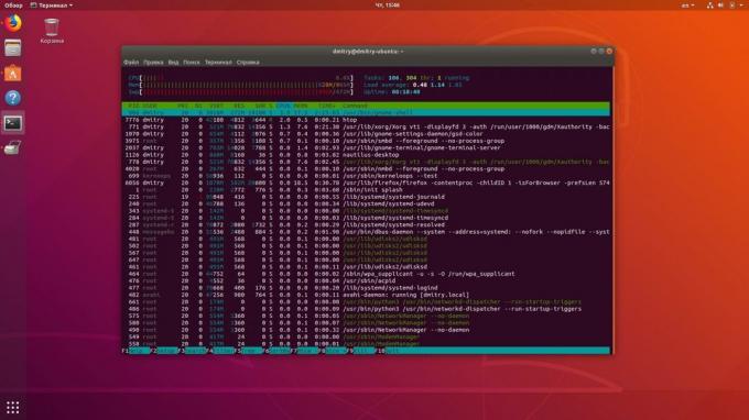 Linux terminal võimaldab teil jälgida süsteemi ressursse