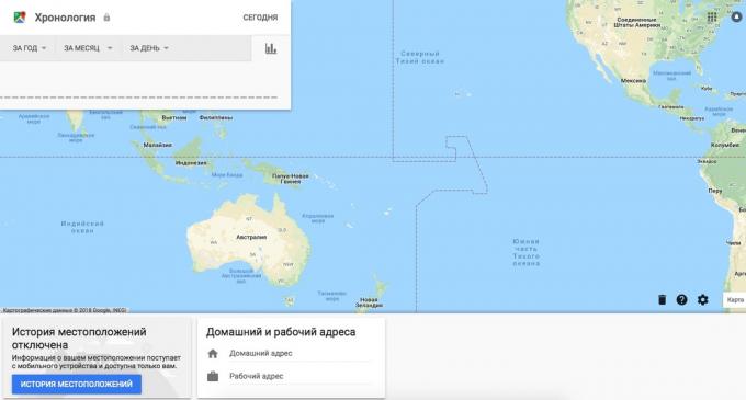 Google'i konto: Geolocation