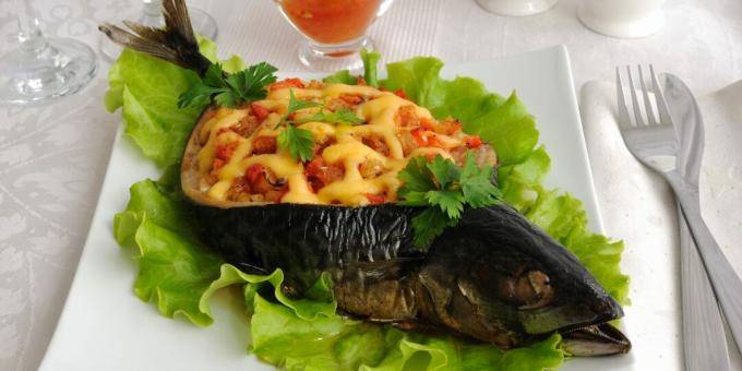 Ahi makrelli retseptid: makrell köögiviljade, seente ja juustuga
