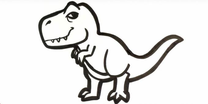 Kuidas Tyrannosaurust joonistada