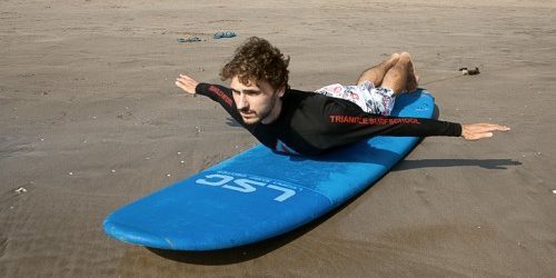 kuidas õppida surfata: tasakaalu