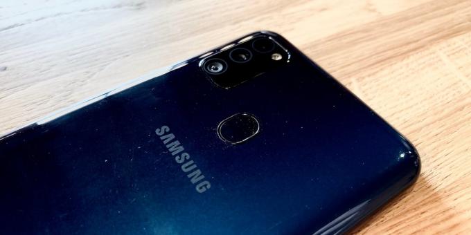 Samsung Galaxy M30s: tagapaneel
