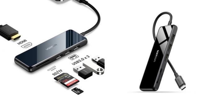 Sülearvuti dokkimisjaam: Ugreen USB-C jaotur